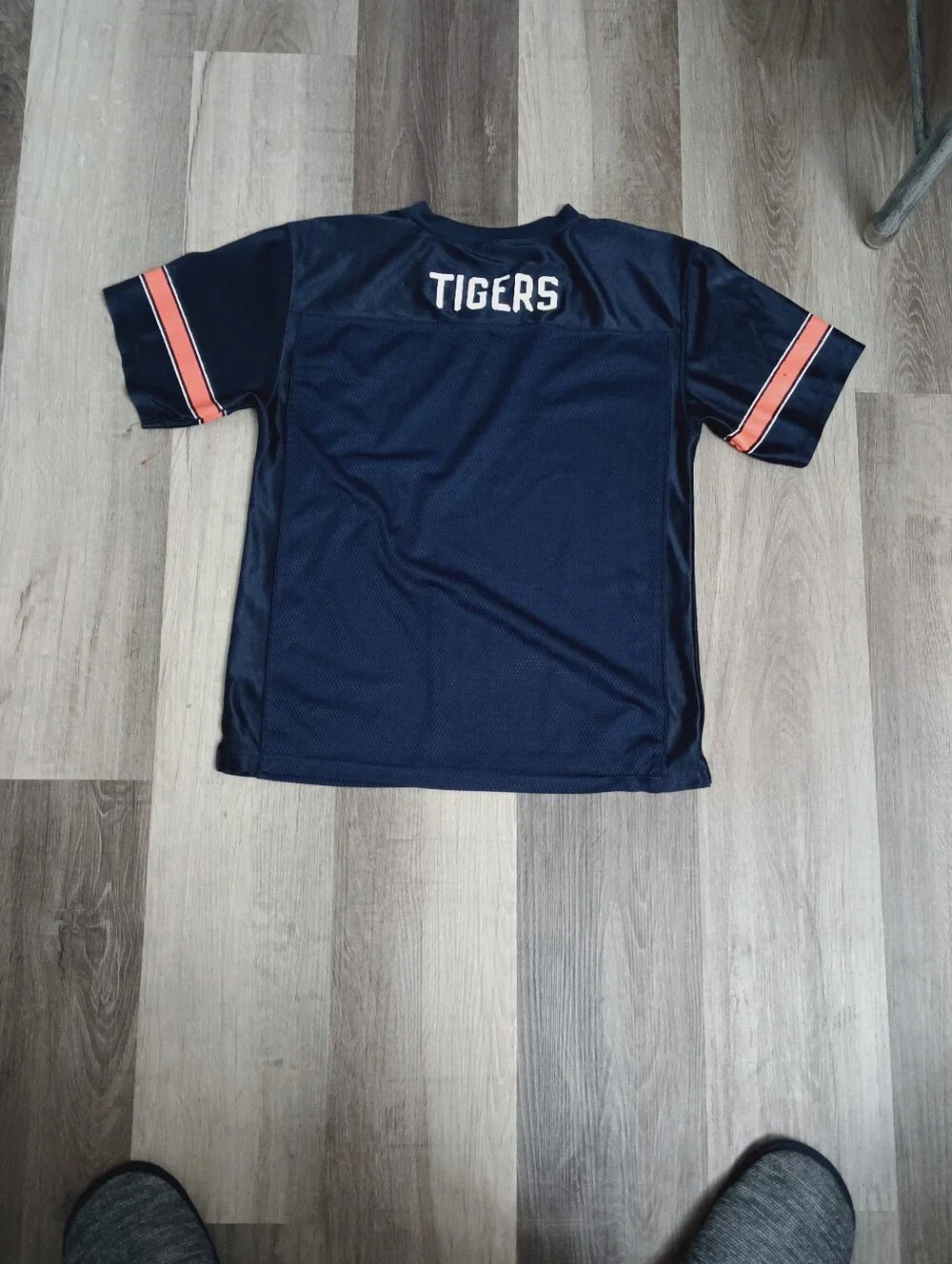 Boys Size Youth XL Navy Auburn 'Tigers' Short Sleeve Sports Jersey